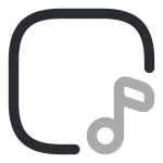 Note Square SVG Icon